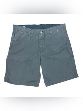Weatherproof Cotton Blend Shorts In Forged Iron Color Size 38